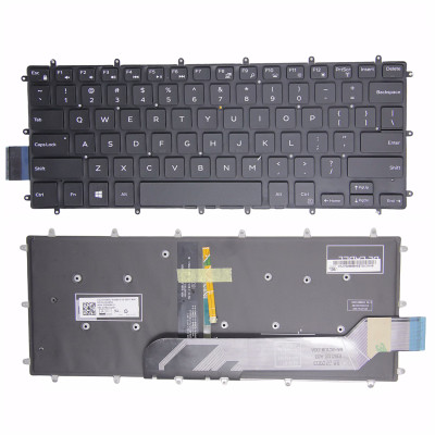 Dell 7472 5471 3482 5379 7373 P93G 7580 backlit US keyboard