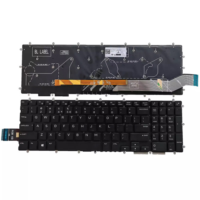 Dell Alienware M15 R1 M17 R1 2019 P79F P79F001 7 color backlit US keyboard - main product image