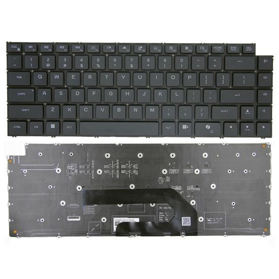 Dell Alienware X16 R1, X16 R2, backlit US keyboard - main product image