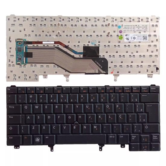 Dell E6420 E5420 E5430 E6220 E6320 E6330 E6420 E6430 trackpoint Brazilian BR keyboard - main product image