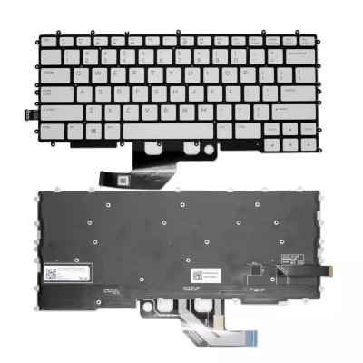 Dell G7 7500 0YFK2V 0P73J8 silver backlit US keyboard original