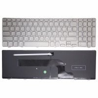 Dell INSPIRON 15 7537 P36F 17 7000 7746 7737 P24 silver backlit US keyboard OEM