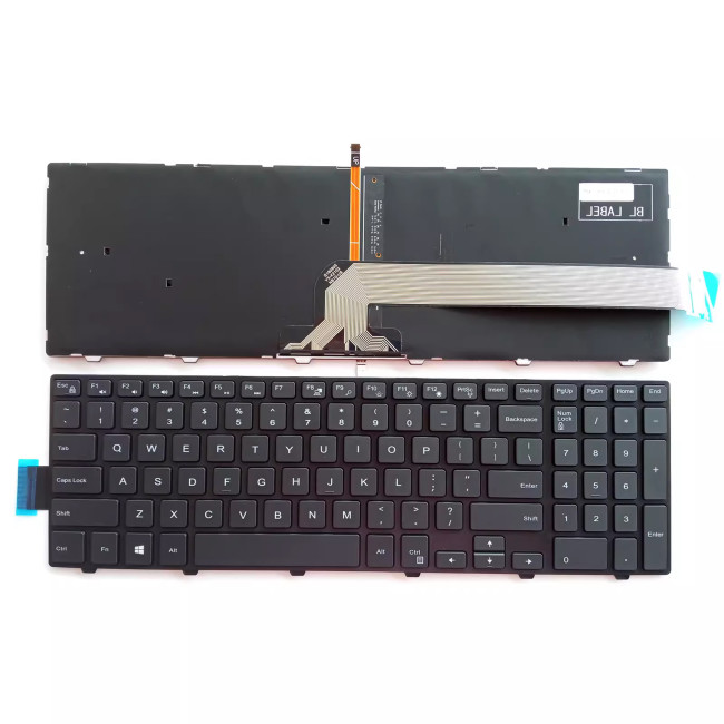 Dell INSPRON 15 15-3000 15-5000 5542 5543 5545 5547 5548 5551 5558 7557 3568 backlit US keyboard OEM - main product image