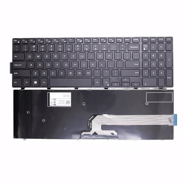 Dell INSPRON 15 15-3000 15-5000 5542 5543 5545 5547 5548 5551 5558 7557 3568 black US keyboard original - main product image