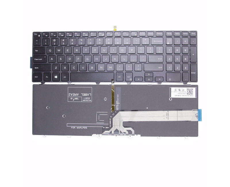 Dell INSPRON 15 15-3000 15-5000 5542 5543 5545 5547 5548 5551 5558 7557 3568 black backlit US keyboard original - additional view 