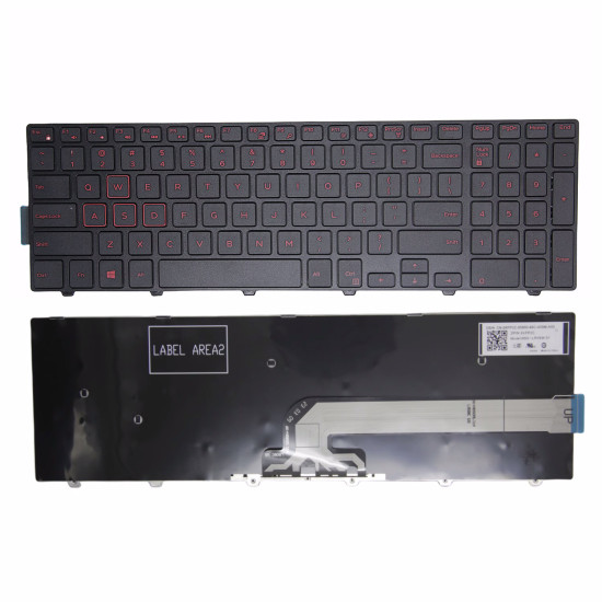 Dell INSPRON 15 15-3000 15-5000 5542 5543 5545 5547 5548 5551 5558 7557 3568 red US keyboard original - main product image