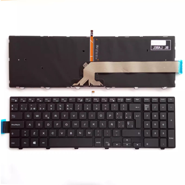 Dell Inspiron 15-5547 3542 P26E P40F P39F P57F backlit Spanish SP keyboard - main product image