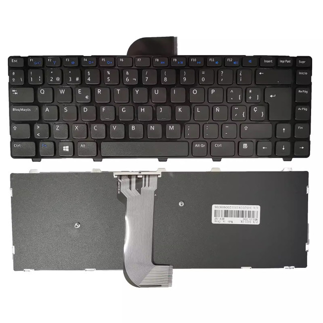 Dell Inspiron 3421 5421 5437 vostro2421 Latitude 3440 Spanish SP keyboard - main product image
