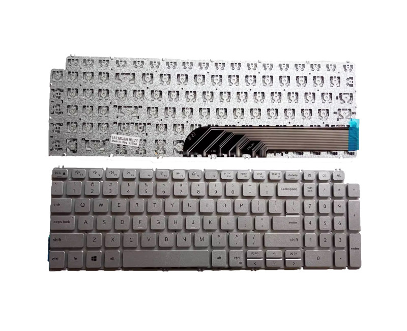 Dell Inspiron 5584 5590 5593 5594 5598 7590 7591 silver US keyboard - additional view 