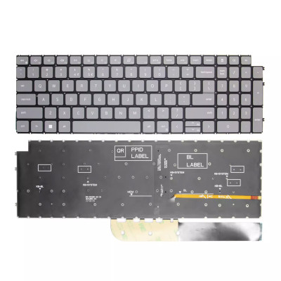 Dell Latitude 3520 3525 E3520 P108F 16Plus 7610 gray backlit US keyboard