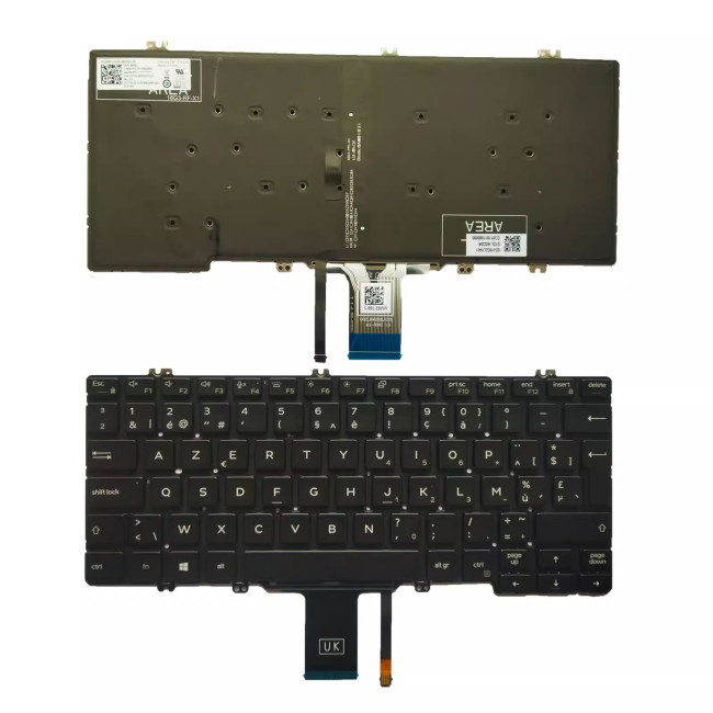 Dell Latitude 5300 5310 7300 backlit Belgian BE keyboard - main product image