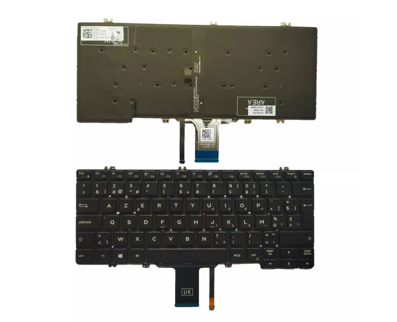 DELL Latitude 5300 5310 7300 backlit Belgian BE keyboard