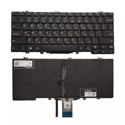 Dell Latitude 5300 5310 7300 backlit Hebrew HB keyboard