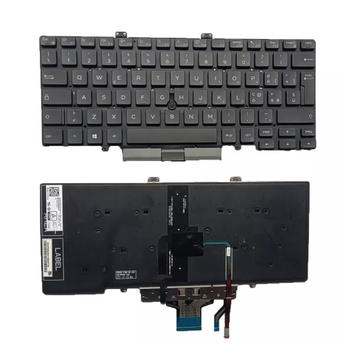Dell Latitude 5400 5401 5410 5411 7400 trackpoint backlit Italian IT keyboard - main product image