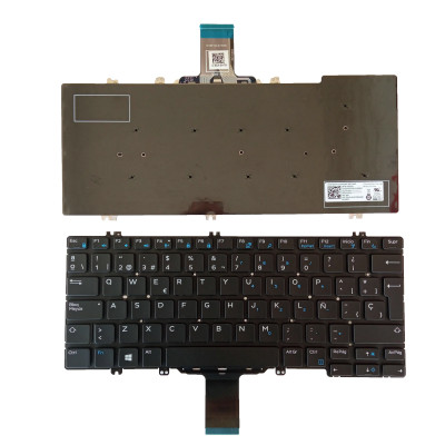 Dell Latitude E5280 5288 5289 7280 E7380 E7220 7290 Spanish SP keyboard