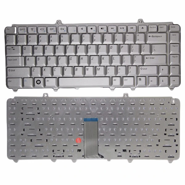 Dell M1330 1520 1525 V1500 PP25L 1400 1318 1545 M153 silver US keyboard OEM - main product image