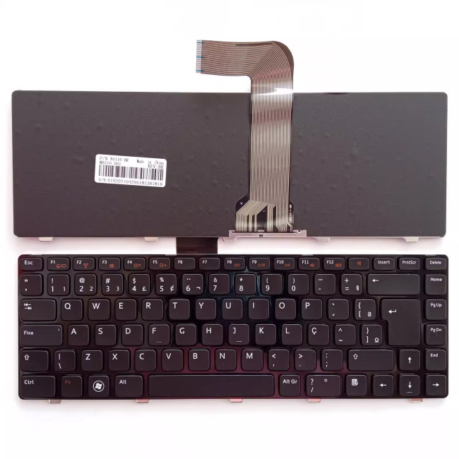 Dell N4110 M4110 N4050 M4040 N5050 M5050 M5040 N5040 N411Z Brazilian BR keyboard - main product image