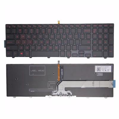 Dell Inspiron 15 P26F P39F P40F P47F P60G 3576 3578 P57F 3567 3565 red backlit US keyboard