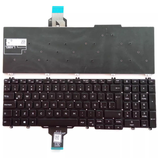 Dell Precision 3500 3501 3540 3541 3550 Latitude 5500 5501 5510 5511 Latin LA keyboard - main product image