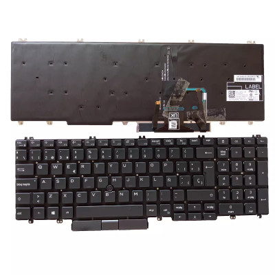 Dell Precision 3500 3501 3540 3541 3550 Latitude 5500 5501 5510 5511 backlit Spanish SP keyboard
