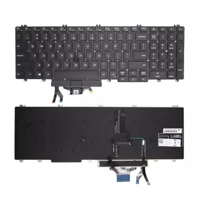 Dell Precision 3500 3501 3540 3541 3550 Latitude 5500 5501 5510 5511 with trackpoint backlit US keyboard