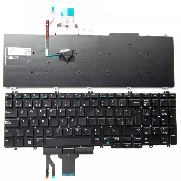 Dell Precision 7530 E7530 M7530 Spanish SP keyboard - main product image