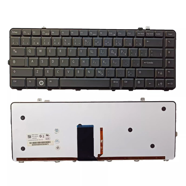 Dell Studio 1555 1557 1558 backlit Canadian French CF keyboard - main product image