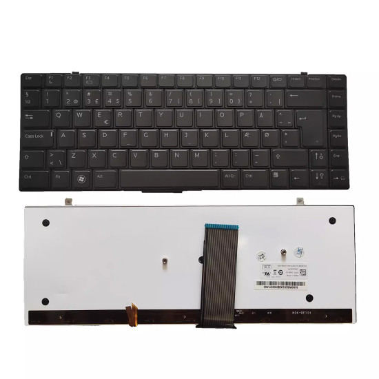 Dell Studio XPS 13 1340 1640 1645 1647 backlit Danish DM keyboard - main product image