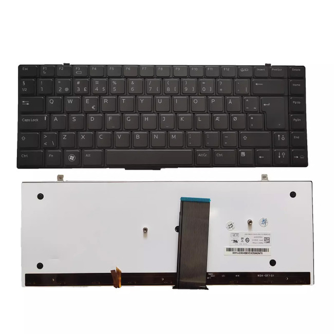 Dell Studio XPS 13 1340 1640 1645 1647 backlit Danish DM keyboard - main product image