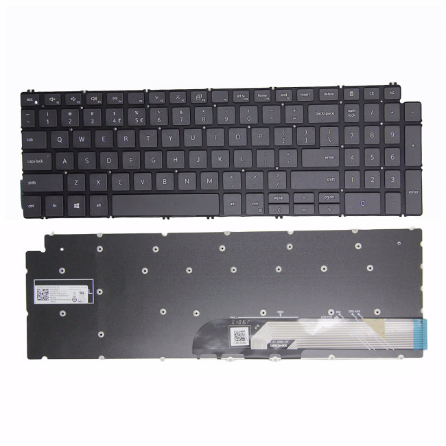 Dell Vostro 15 3500 3501 Latitude 3510 P83F P86F black US keyboard - main product image