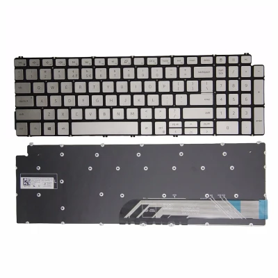 Dell Vostro 15 3500 3501 Latitude 3510 P83F P86F silver US keyboard