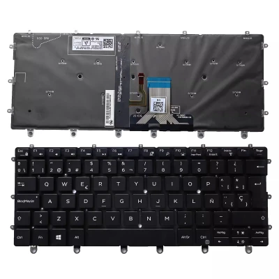 Dell XPS 13 9365 2-in-1 backlit Spanish SP keyboard