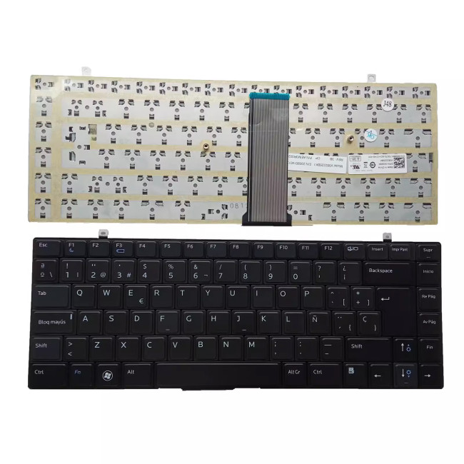 Dell XPS 1340 1640 1645 1647 Spanish SP keyboard - main product image