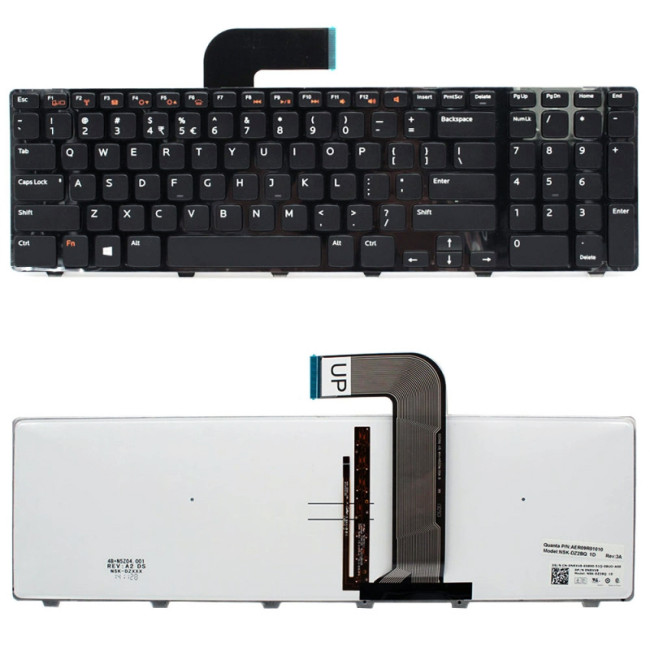 Dell XPS 17R N7110, L702x, Vostro 3750, backlit US keyboard original - main product image