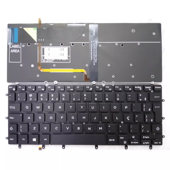 Dell XPS 9343 9350 Inspiron 7347 7348 7359 7547 7548 backlit Brazilian BR keyboard - main product image