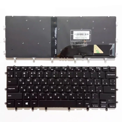 Dell XPS15-9550 9560 9570 7558 7568 7590 P56F M5510 backlit Russian RU keyboard