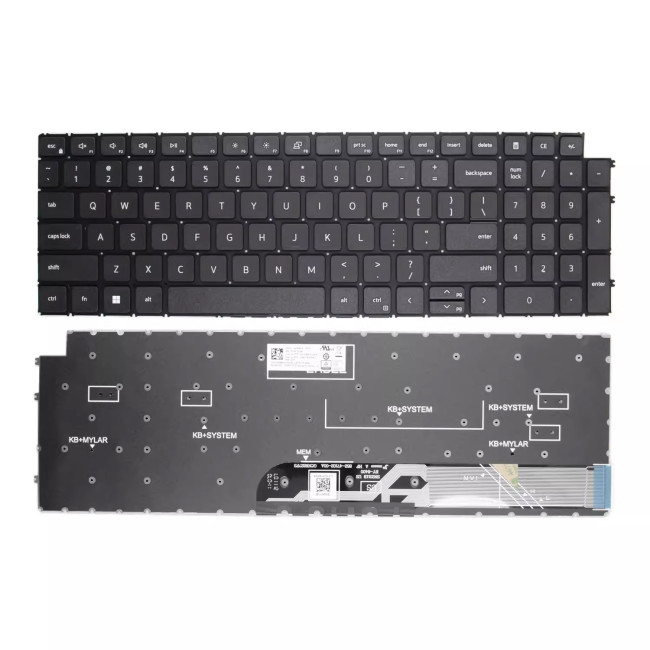Dell vostro 5620 5625 7620 P117F P107F P106F P112F black US keyboard - main product image