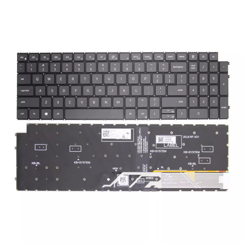 Dell vostro 5620 5625 7620 P117F P107F P106F P112F black backlit US keyboard - main product image