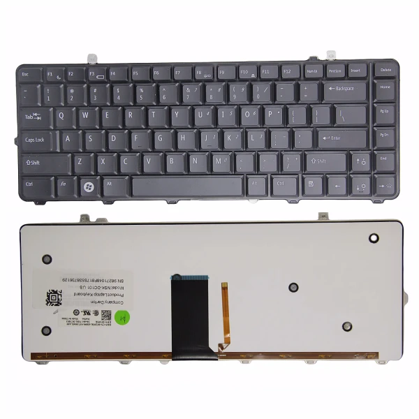Dell 1535 1536 1537 1435 1555 PP33L PP39L PP24L backlit US keyboard original - main product image