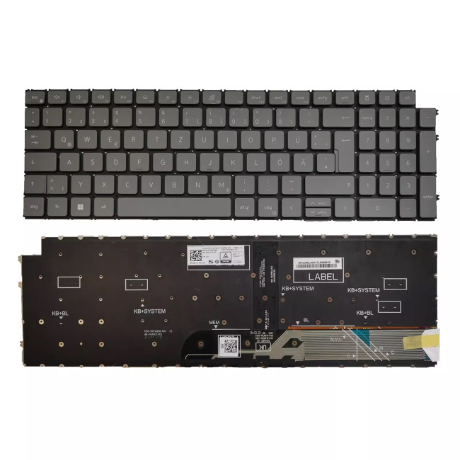 Dell 3520 Vostro 3510 3520 5510 5515 7510 7620 backlit German DE keyboard - main product image