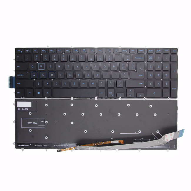 Dell 3581 3582 3583 5581 5582 5583 3572 3578 7577 5565 blue backlit US keyboard - main product image