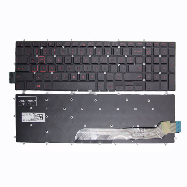 Dell 3581 3582 3583 5581 5582 5583 3572 3578 7577 5565 red US keyboard - main product image