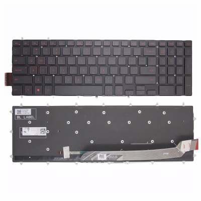 Dell 3581 3582 3583 5581 5582 5583 3572 3578 7577 5565 red backlit US keyboard