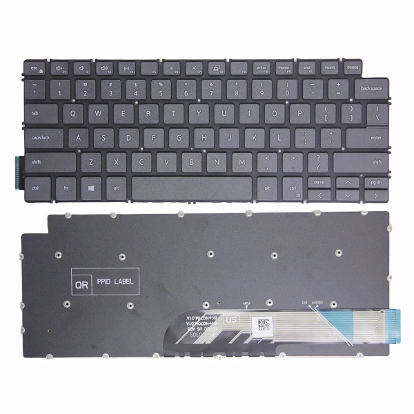 Dell 5408 5405 5406 5415 P121G P113G P114G P126G P115G black US keyboard - main product image