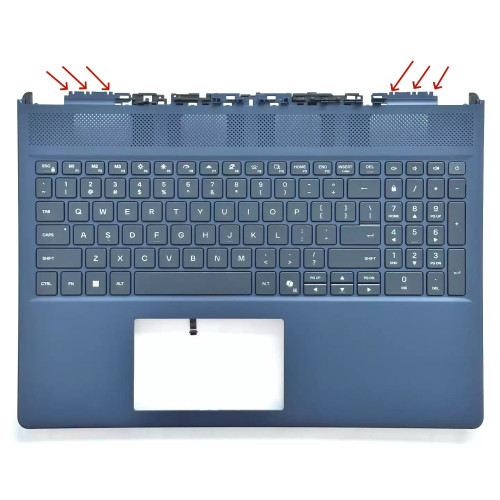 Dell Alienware 16 16X Aurora AC16250 AC16251 backlit US keyboard palmrest 09PJHV