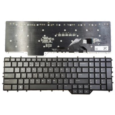 Dell Alienware M17 R2 M17 R3 Area 51m R2 P41E black RGB backlit US keyboard per-key