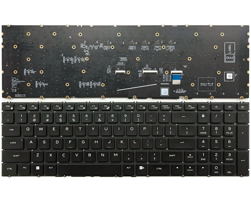 Dell Alienware M18 R1, M18 R2, Gaming P51E RGB backlit US keyboard Mechanical - additional view 