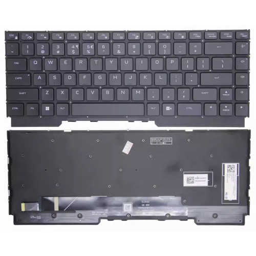 Dell Cherry G16 7620, Cherry G16 7630, Cherry G16 7625, Cherry G16 7635, colorful backlit US keyboard - main product image