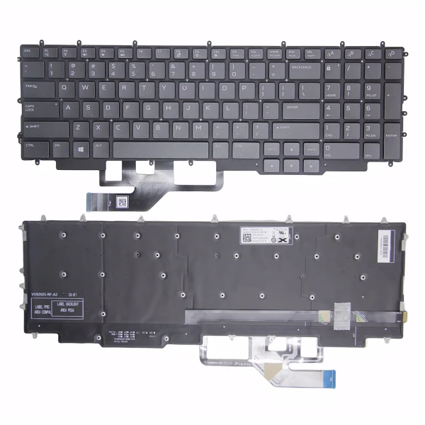 Dell G7 7700 029CVF V192925BS1 P46E001 black RGB backlit US keyboard - main product image