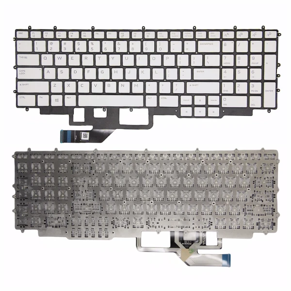 Dell G7 7700 029CVF V192925BS1 P46E001 white US keyboard - main product image